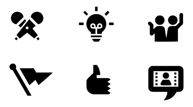 Clothing Apparel Icons Collection Vector