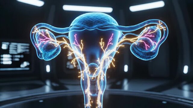 Stunning 3D Animation of the Female Reproductive System in Action.
