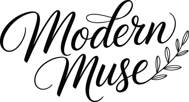 Modern Muse Elegant Script Logo