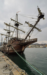 reproductions of old sailing ships during demostration in la spezia © manola72