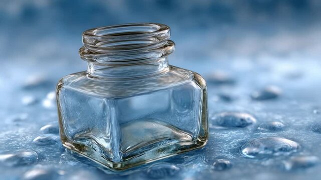 bottle of perfume on white background