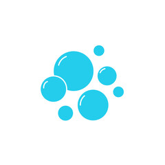 Fototapeta premium Soap bubble line icon