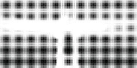 Fototapeta premium Halftone dots lightning explosion pop art comic background. Vector Illustration