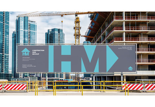 Construction Sign Mockup 21