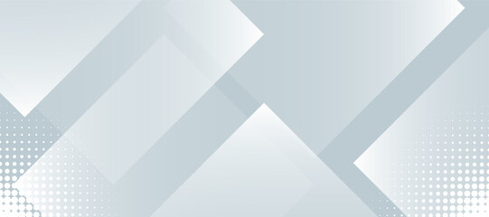 Abstract elegant white geometric shape background with halftone dots. Modern diagonal geometric Square line shape. Presentation Design for Corporate Business and Institution © hadidesign
