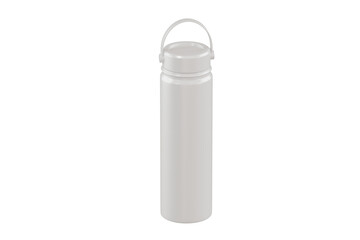 Obraz premium A white water bottle on a transparent background
