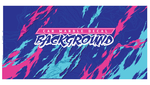 stripes rip modern banner background flame pink blue esport livery gaming sport racing wrap vector