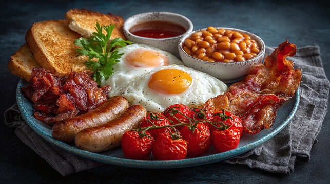 Crispy golden fish and chips served with tartar sauce and peas on a white plate