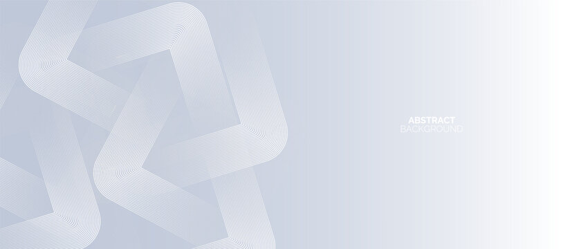 White abstract background with glowing geometric lines. arrow lines pattern. Minimal geometric. Modern futuristic graphic.