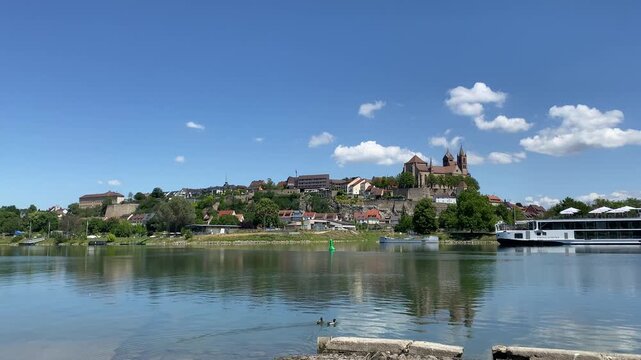 Blick &uuml;ber Breisach am Rhein, Deutschland 