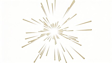 Fototapeta premium Golden abstract starburstradial explosion designluxury shiny sun rayspremium metallic light effectmodern graphic element for brandingwebprintbackgrounddecorationcelebrationvictorys