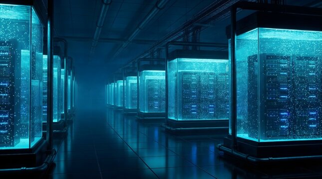 Cutting-edge server technology operating efficiently within liquid cooling systems