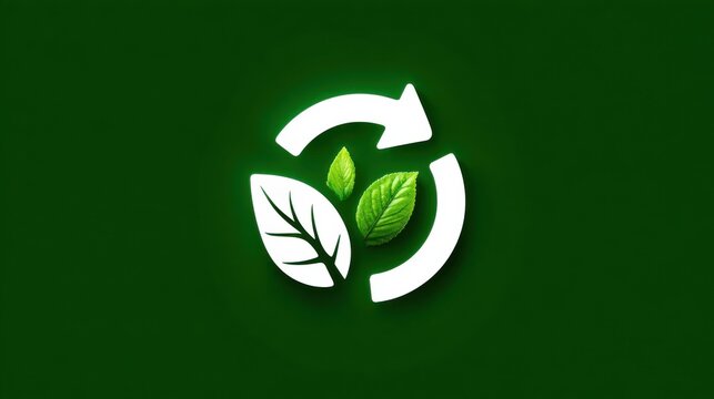 Leaf featuring environmental representing commitment to sustainable practices and eco-friendly initiatives