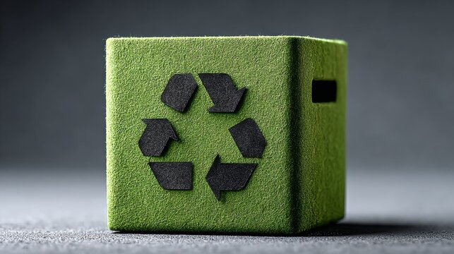 Green recall icon signifying eco-friendly returns program and importance of sustainability in environmental practices