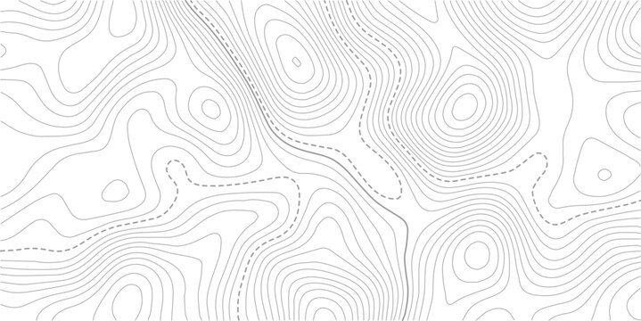 Light topographic topo contour map background. Geographic abstract grid. vector illustration.The concept of a conditional geography scheme and the terrain path. Design materials.
