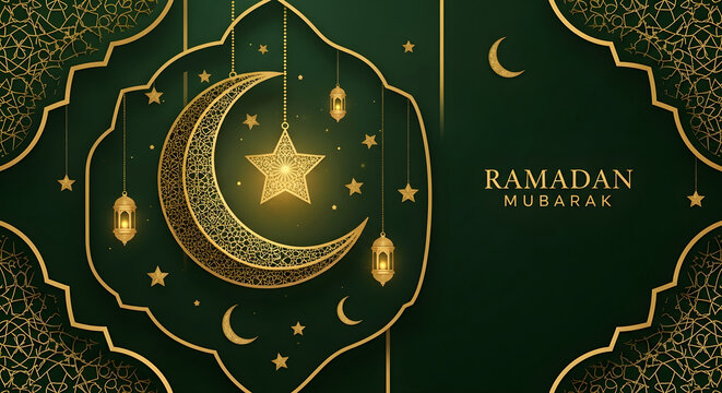 Ramadan mubarak islamic holy month of fasting and reflection