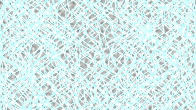 Abstract Ice Crystal Pattern for Winter and Cold Weather Projects