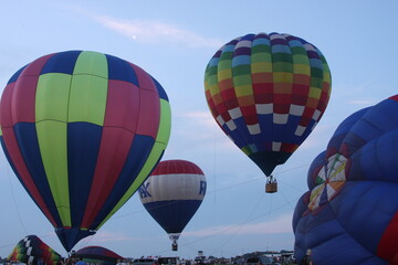 Obraz premium Colorful Hot Air Balloons