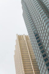Obraz premium skyward view of Royal Bank Plaza and TD Tower, Brookfield Place, Toronto