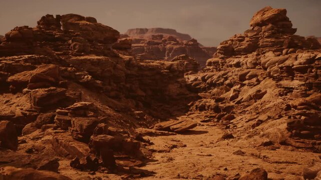 Layered eroded rocks revealing strata detail and sediment bands, close study of bedrock textures and fracture patterns under warm sunlight geological exposure