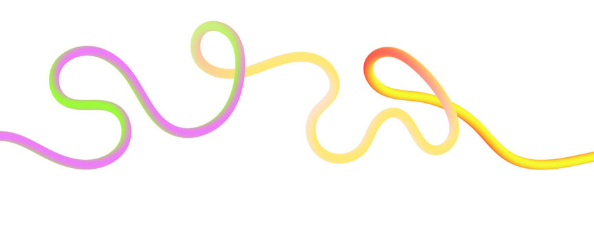 Abstract Wave Ribbon Color Lines, Dynamic Flowing Gradient Curves Background for Creative Use.