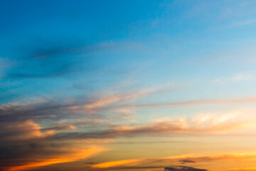 Fototapeta premium CIELO Y NUBES