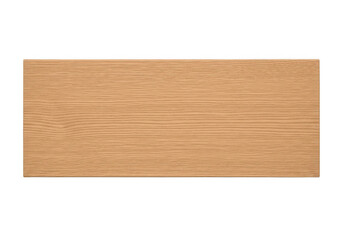 Naklejka premium Rectangular wooden texture with visible grain ideal for design projects on transparent background