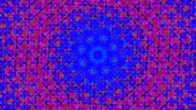 Abstract Blue Pattern with Dynamic Light Effect