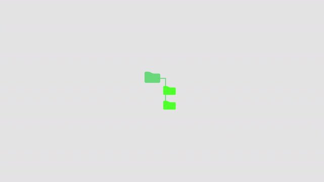 Sub folder green icon