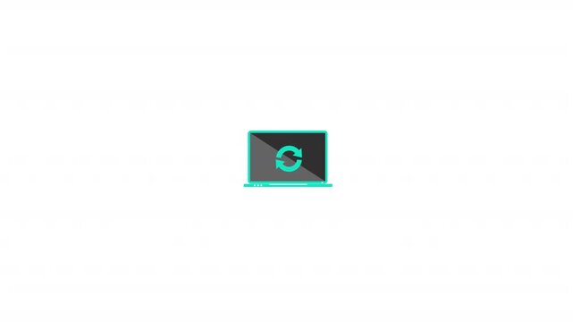 Laptop refresh icon
