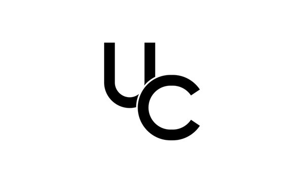 UC initial letter logo or UC monogram