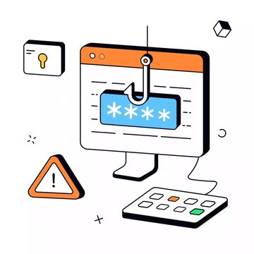 Cyber Security Phishing Attack Animation