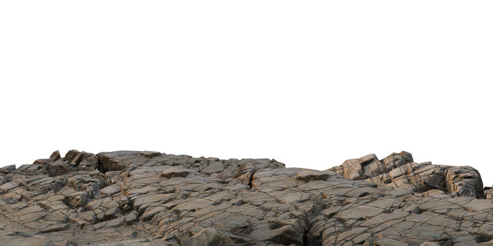 rock in the mountains png landscape cracked rocky terrain Isolated