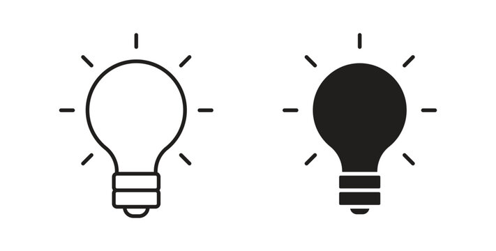 idea icon symbol vector illustration. vector flat clipart object eps10