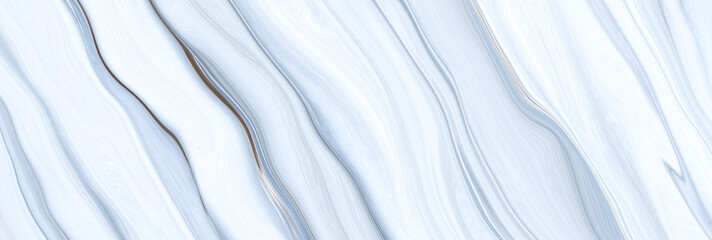 Marble rock texture blue ink pattern liquid swirl paint white dark that is Illustration panorama...
