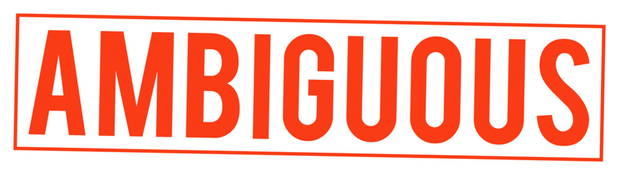 Large red ambiguous text stamp on transparent background