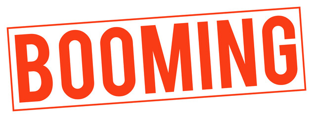 Red booming stamp text on transparent background © SHAPNA AKTER