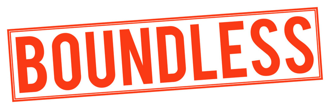 Large red boundless stamp on transparent background