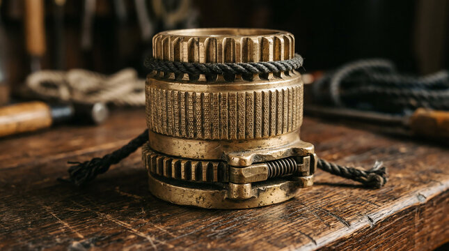 Brass Capstan Drum Winch for Ship Anchor Operations