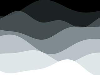 Fototapeta premium Flowing Wave Layers Contemporary Design Background