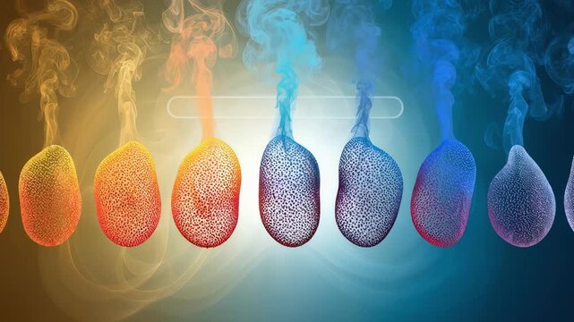 Medium shot showcasing mixedlanguage search results on a multilingual portal interface with the main focus on the diverse language snippets and the search bar subtly faded out of