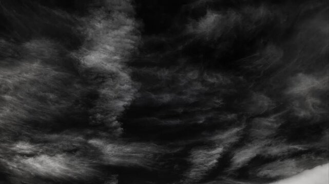 timelapse of clouds in infrared