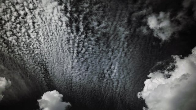 Cloud timelapse in infrared