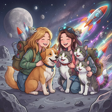 Un salto spaziale tra code e sorrisi