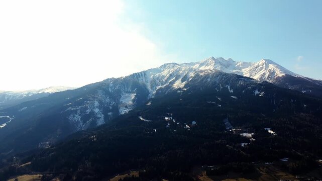 the samnaun group  alpine massif from tyrol 4k 25fps video