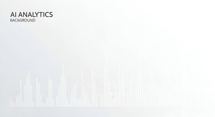 Obraz premium AI Analytics Background - Modern Data Visualization and Technology Concept
