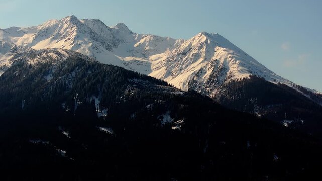 the samnaun group  alpine massif from tyrol 4k 25fps video