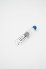 Obraz premium Follicotropin beta injection pen for fertility treatment IVF