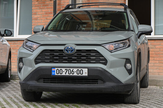 March 24, 2026, Tbilisi, Georgia Toyota RAV4 Fifth Generation Compact Crossover SUV
