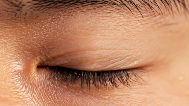 Closeup of a human eye